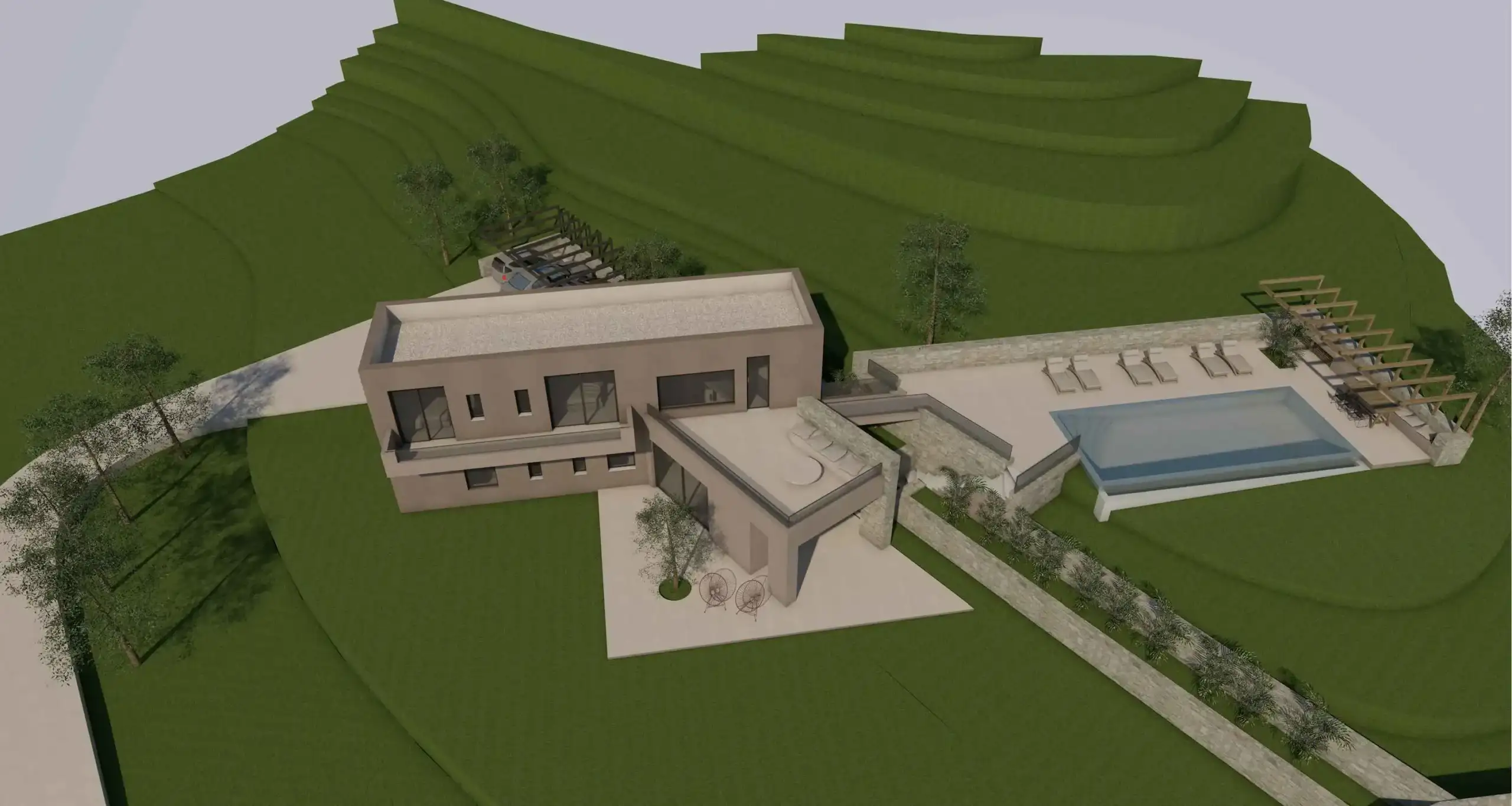 villa ori 3d